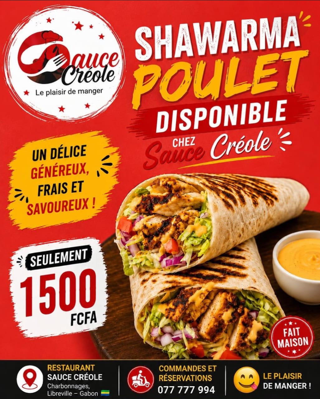 Shawarma de La Sauce Créole