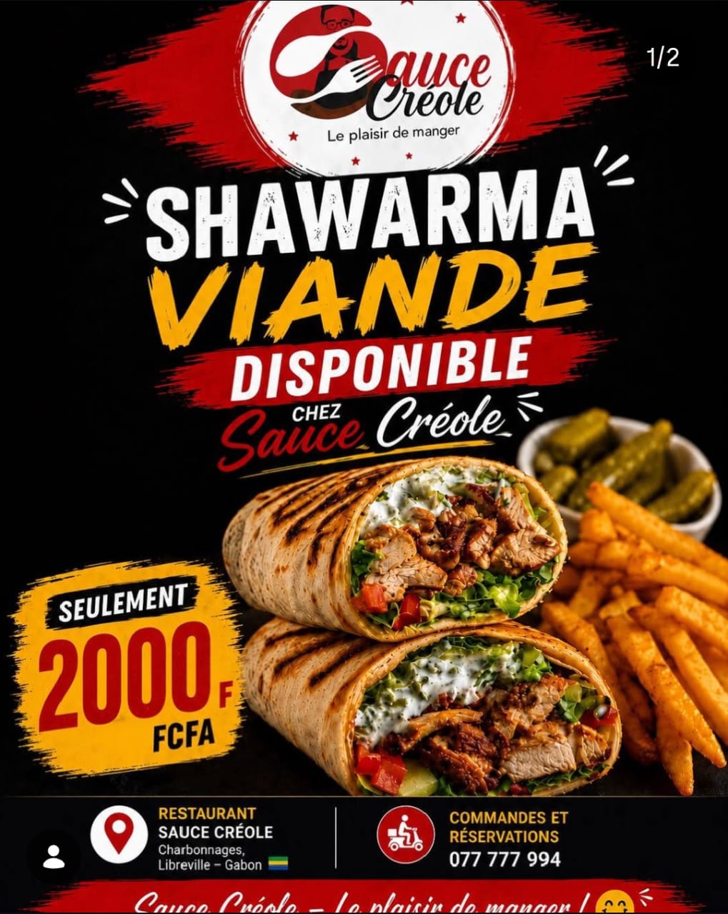 Shawarma de La Sauce Créole
